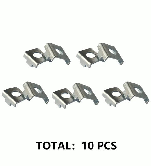 10 Pack Bike Training Wheel Positioning Pieces 25mm And 23mm Side Wheel Locator Cards with 10 total metal pieces shown