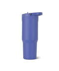 32 Oz Insulated Double Wall Stainless Steel Water Bottle With Sturdy Grip Handle Berry Pop Colorway side view