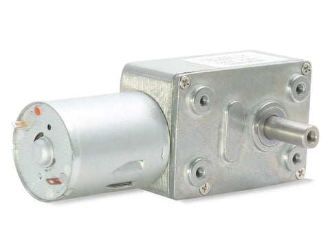 12V 30RPM High Torque DC Worm Gear Motor For DIY Robots And Tiny Projects Small 6mm Shaft Electric Motor With 14mm Shaft Length