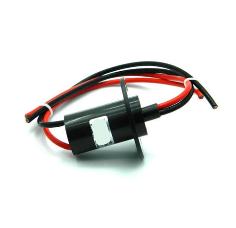30A Dual Channel Slip Ring Rotary Connector For Monitoring And Stage Lighting Accessories cylindrical design cables