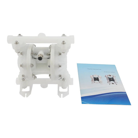 Heavy Duty Air Operated Diaphragm Pump With 1/2 Inch Inlet, Boasting 164 Ft High Lift And 16 Ft Suction For Rapid Fluid Transfer. Leak-Proof Sealing Design Ensures Reliable Performance And Boosts Work Efficiency For Any Tough Job Around The House Or Shop