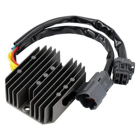 Super Heavy Duty Magneto Stator Coil Kit Fits 4 To 25HP Outboard Boat Motors 12V Replacement For 2006 To 2024 Tiller Remote Control Units No Relay Needed Replaces S31120RCA000 For Watercraft Engine Rigs Straight Up Easy Setup And Ride. black finned stator coil with wiring harness and connectors