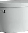 Cimarron 1.28 GPF Toilet Tank Ice Grey WaterSense Certified With Left Hand Chrome Trip Lever Included Easy Install Replacement Tank