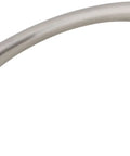 Transitional Tapered Curved Arch Drawer Handle Pull In Satin Nickel Finish 128mm Center to Center