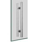 Heavy Duty Stainless Steel Gate Hardware Glass Door Handle For Indoor Outdoor Use And Push Pull Metal And Wood Door Handle Brushed Finish