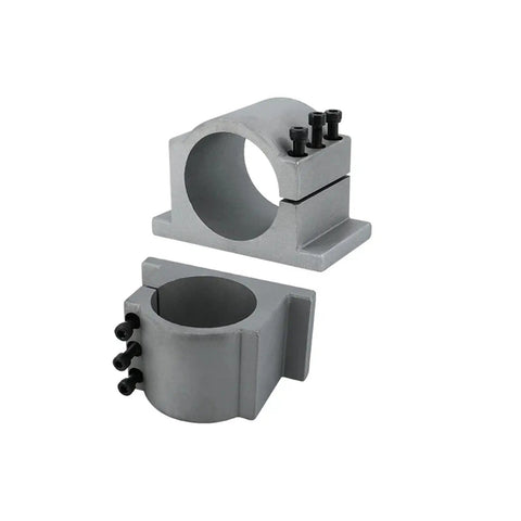 Premium CNC Aluminum Spindle Motor Fixture Clamp Bracket for Openbuild Engraver Router 52 To 125 MM Sizes with 3 hole design.