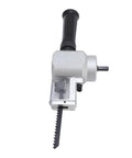 Dual purpose sheet nibbler cutter attachment for precision cutting on drills under ten. Ideal for metal, plastic, and wood.