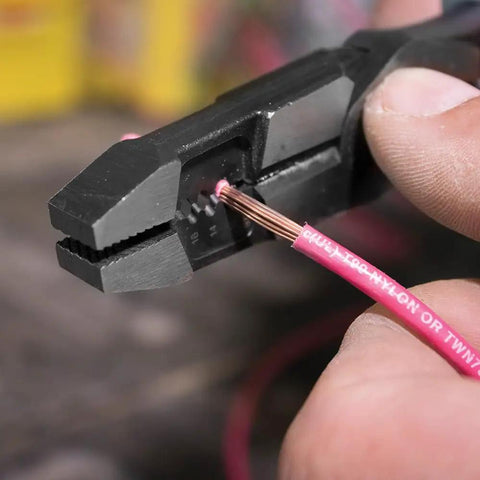 All In One Hybrid Multitool Pliers For Pros, Do It All Wire Stripper Crimper Bolt Shearing, Wire Grabbing, Twisting And Looping Tool, Time Saving Utility, Made In USA, Durable Heavy Duty Construction