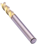 Workhorse High Performance Solid Carbide Square End Mill For Aluminum And Copper ZrN Coated 37 Degree Helix Three Flute