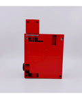 Rock Solid Industrial Safety Door Switch With Solenoid Guard Lock And Hardcore Interlock System Built For Heavy Use, red zinc body.