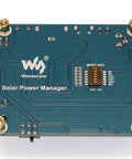 Back view of Plug And Play Solar Power Management Module For 6 Volt To 24 Volt Panels with MPPT battery charging and switch