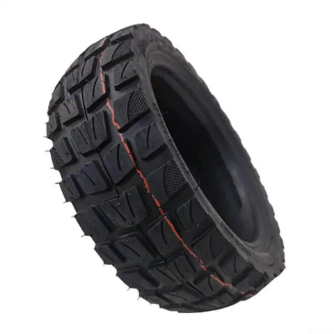 Tubeless 90 By 55 By 6 Tire for Electric Scooters and Skateboards, Puncture-Proof Off-Road Rubber, durable black tread detail