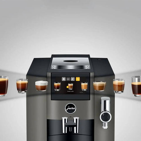 Premium Smart Automatic Coffee And Espresso Machine Featuring One Touch Brewing Sweet Foam Syrup Function That Hits Different with coffee drinks.