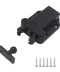 Non Magnetic Door Push Latch For Single Doors with Adjustable Spring Clip and screws, suitable for furniture applications