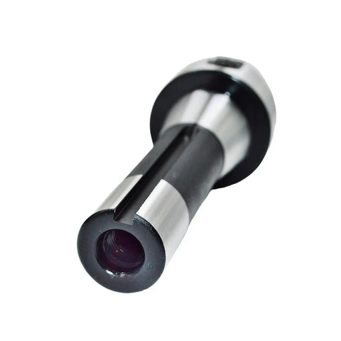 Close-up of R8 Face Mill Cutter Set 80mm With BAP400R Arbor And APMT1604 Carbide Inserts, focusing on metal arbor section.