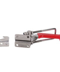 Beefy Stainless Steel Toggle Clamp with Plastic Handle and Adjustable Opening Delivers 900 Kg Clamping Force