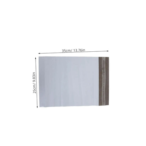White Poly Mailers 10x14 Inch Waterproof Self Seal Shipping Bags For Apparel And Clothes Discreet Privacy Barrier Envelopes Durable