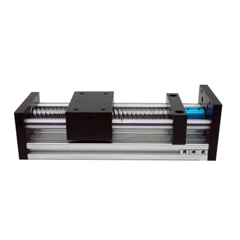 Beefy 50mm Wide Linear Guide Slide Table With SFU1204 Ball Screw, 200mm Travel, 57mm Opening, 2.2Nm Torque, 1605 1610 Leads, Nema 23 Stepper Compatible, Perfect For CNC Router And Milling Motion, front view