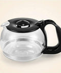 Glass carafe for One Touch Automatic Coffee And Tea Maker With Stainless Steel Panel Compact Home Coffee Machine For Easy Brew