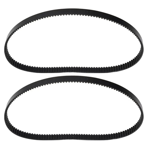 Replacement Conveyor Belt For Bread Makers 164 Teeth 492mm Perimeter Durable Rubber Drive Belt For Home Baker Kitchen Appliance Repair And Maintenance Today, two black belts