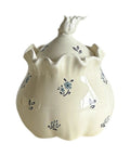 Real Deal Ceramic Kitchen Storage Jar With Secure Lid For Coffee Beans Sugar Flour And Nuts Pretty Sweet Floral Design 400ml