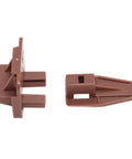 Drawer Track Guide and Glides Set for Smooth Installations Durable Plastic Includes Screws 10 Sets for DIY Furniture Easy Fit