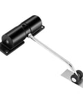Adjustable Automatic Door Closer Self Closing Hinge Spring Stainless Steel Rebound Device Black Built To Last For Smooth Quiet Door Shut Easy Install Ideal For Home Office And Commercial Doors