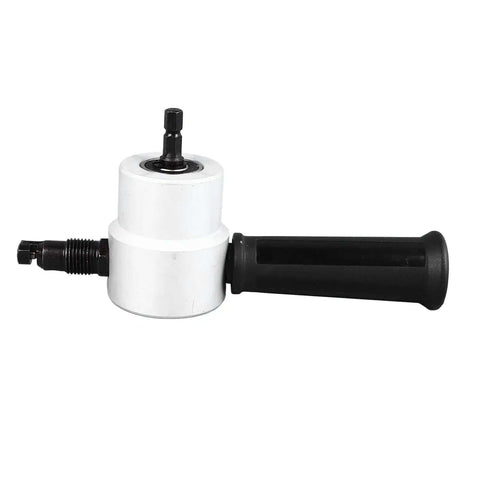 Double Head Sheet Metal Cutter Nibbler Drill Attachment For 360 Degree Cutting Pro Grade Alloy Construction Burr Free Metal Work