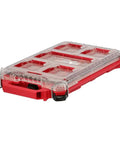 Compact Low Profile Packout Compatible Five Compartment Tool Organizer With Five Removable Bins And IP65 Weather Seal Slim Storage