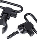 Lever Action Rifle Sling Mount Kit Split Band With 1 Inch Quick Detach Sling Swivels featuring rotating stud and gasket, close-up view