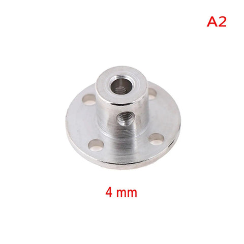 Rugged One Piece Flange Shaft Coupling No Sweat Setup And Heavy Duty High Hardness Build Awesome For Motor Guide Shaft Optical Axis Bearing Mounts Diy Gear Mods 4Mm close-up view of 4mm shaft coupling with flange design.