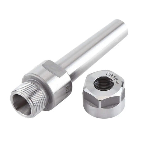 Beefy Carbon Steel Collet Holder For Lathe And Milling Machine MT2 Collet Chuck with ER16A nut and high precision finish.