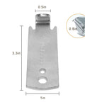 Front view of One Way Anchor Vise For 12-13 Gauge Fence Wire Grape Trellis Ten Pack Heavy Duty Wire Tightener And Tensioner