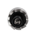 Close-up of Pro Grade 18.5mm Hole Saw Kit with 68mm HSS bit for deep cutting, showing its sharp edges and center drill point.