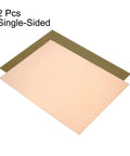 Two Pack FR4 Single Sided Copper Clad PCB Boards, 200 By 150 By 0.8mm Copper Plated Universal Prototype Circuit Boards