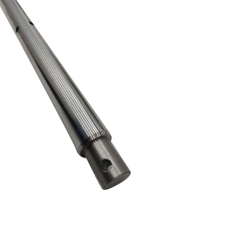 Yokoma line boring bar segment, long gray metal cylinder with end hole