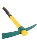 Plastic Clad Fiberglass Handle Garden Hoe 38 By 25 Cm Lightweight Easy To Use Yellow Durable Yard Planting Tool