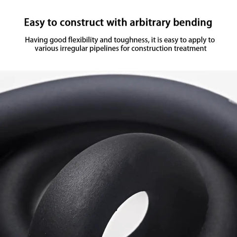 Pipe Insulation Foam Tube 3/8 Inch ID, 3/8 Inch Wall, 6 Feet Long Black EPDM Tubing, flexible and easy to bend.