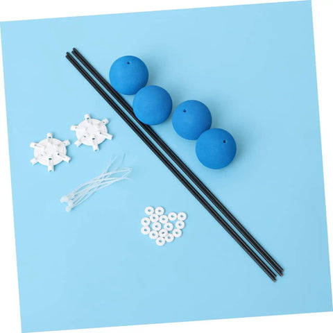 Blue Carbon Fiber RC Helicopter Landing Gear Training Kit Universal Fit Pro Grade For Remote Control Helicopters components