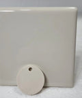 Beige Bone Almond Ceramic Bullnose Tile 4x4 Square Trim With Curved Edge 9 Piece Box Classic Color 006 Perfect For Backsplash