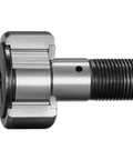 Side view of Single CR12VUUR Cam Follower Bearing Standard Inch Series, Full Complement High Carbon Steel, Crowned Outer Ring, Sealed Roller.