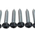 2 Sets Black Heavy Duty Magnetic Door Catch For Rv Trailer Camper Latches Holds Tight 10lbs To Stop Luggage Slams And Keep Everything Secured On The Road Without Damaging Paint screw set with black heads and silver shafts.