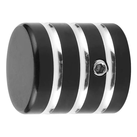 Heel Shift Lever Eliminator Cover With Shaft Spacer Sleeve For Harley-Davidson Touring Bikes 1980 Through 2019 Bolt-On Fit Electra Glide Street Glide Road King Black And Silver Finish, cylindrical black and silver aluminum