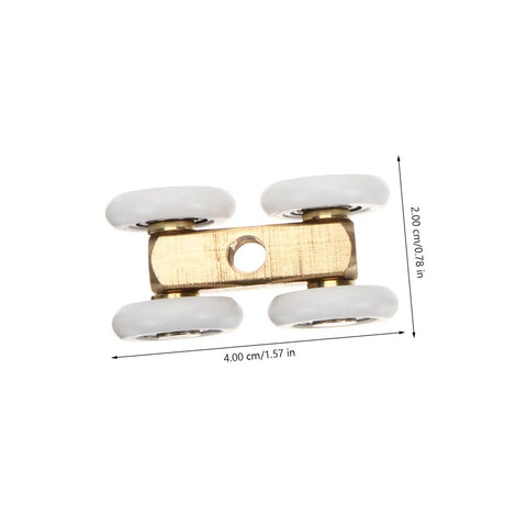 Replace Rattling Janky Doors Fast With Heavy Duty Sliding Rollers Whisper Quiet Track Pulleys For Barn Cabinet Glass Doors Adjustable Glides. For smooth movement.