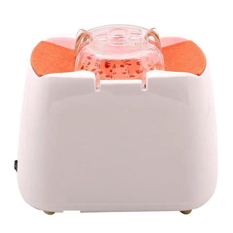 Slick Optical Frame Heater And Eyeglass Baking Machine With Hot Cold Air Collection Hood showing top view with ceramic heating area.