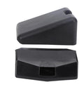 Premium 4 Piece Rubber Hood Bumper Support Kit For T680, T880, And 579 Trucks. Durable Upper Lower Latch Bumper Stops With OE Parts To Fix Rattling Issues. Keep Your Ride Tight And Smooth Today Without Breaking The Bank On Expensive Repairs From. black rubber hood bumper stops shown front view