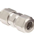 304 Stainless Steel Compression Tube Fitting Three Eighths Inch Tube OD Straight Connector Double Ferrule Adapter