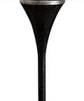 Eclipse Path And Spread 1 Light 120V Outdoor Light in Textured Black with Dome Cap, 25 Inch High by 9 Inch Wide for Wet Locations