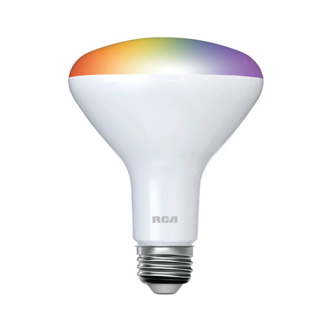WiFi Smart BR30 LED Flood Light Bulb 12 Pack 9W 60W Equivalent Multicolor And White Dimmable Tunable Bulb For Your Smart Home Works