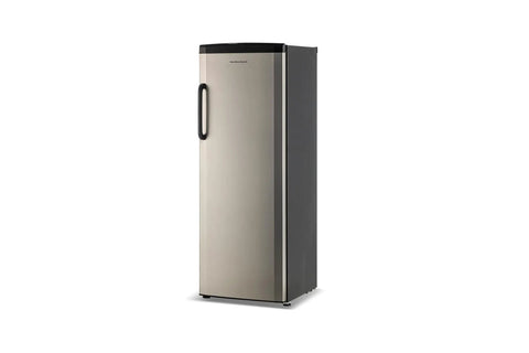 Spacious Upright Freezer Deep Freeze 11 Cubic Feet Stainless Steel Cabinet view with sleek design and single front door.